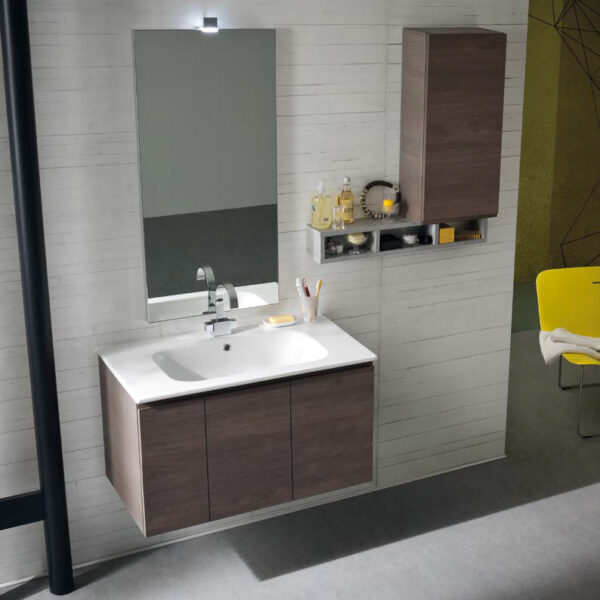 CL031 - Mobile arredo bagno design L.95,5 cm personalizzabile COMPAB