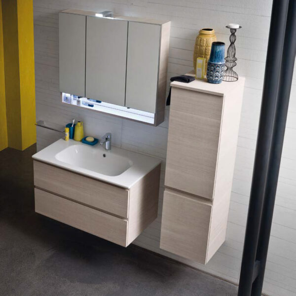 CL017 - Mobile arredo bagno design L.86,5 cm personalizzabile COMPAB