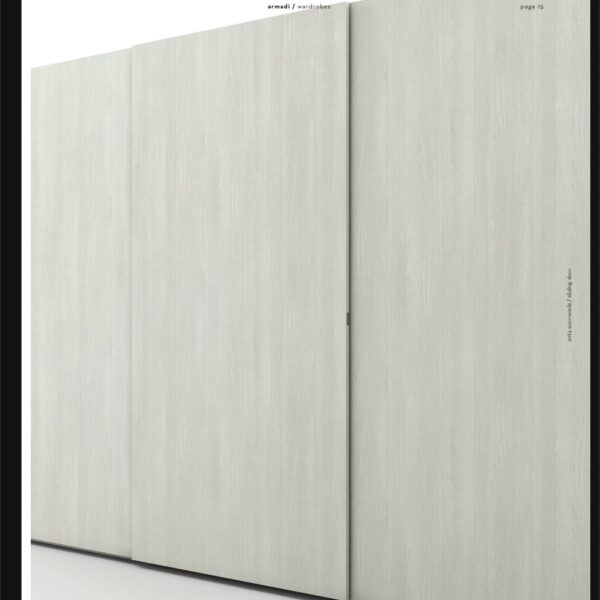 Armadio Scorrevole Facile Maronese ACF - design moderno, vista frontale, ante lisce