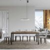 Tavolo allungabile 180/284x90 cm Everyday Evolution quercia natura telaio e gambe antracite - immagine 2