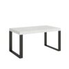 Tavolo allungabile 160/264x90 cm Tecno Premium bianco frassino gambe antracite