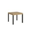 Tavolo allungabile 90/246x90 cm Everyday quercia natura gambe antracite