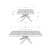 Tavolo allungabile 130/234x90 cm Volantis Premium quercia natura gambe antracite - immagine 6