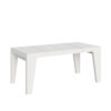 Tavolo allungabile 120/224x90 cm Naxy Premium bianco frassino
