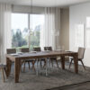 Tavolo allungabile 90/246x90 cm Naxy Premium noce - immagine 3