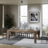 Tavolo allungabile 120/224x90 cm Spimbo Premium noce - immagine 3