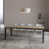 Tavolo allungabile 140/400x90 cm Everyday tortora gambe antracite - immagine 4