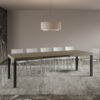 Tavolo allungabile 160/264x90 cm Everyday tortora gambe antracite - immagine 4