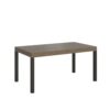 Tavolo allungabile 160/264x90 cm Everyday tortora gambe antracite