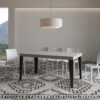 Tavolo allungabile 160/264x90 cm Flame cashmere gambe antracite - immagine 3