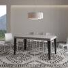 Tavolo allungabile 160/264x90 cm Flame cashmere gambe antracite - immagine 2