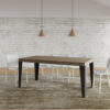 Tavolo allungabile 180/284x90 cm Flame tortora gambe antracite - immagine 3