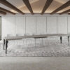 Tavolo allungabile 180/440x90 cm Paxon cashmere gambe antracite - immagine 5