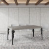Tavolo allungabile 200/304x90 cm Paxon cashmere gambe antracite - immagine 2