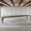 Tavolo allungabile 160/420x90 cm Paxon Premium tortora gambe antracite - immagine 5