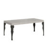 Tavolo allungabile 90/246x90 cm Paxon Premium cashmere gambe antracite
