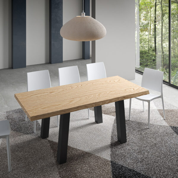 Tavolo Allungabile Rovere 200-300cm Svalen | Design Industriale Itamoby