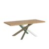Tavolo fisso 180x90 cm Versalux rovere scortecciato gambe multicolore 4/A