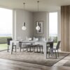 Tavolo allungabile 140/400x90 cm Naxy cemento - immagine 3