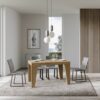 Tavolo allungabile 130/390x90 cm Naxy quercia natura - immagine 2