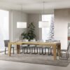 Tavolo allungabile 180/440x90 cm Naxy quercia natura - immagine 3