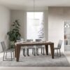Tavolo allungabile 200/460x90 cm Naxy Premium noce - immagine 2