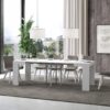 Tavolo allungabile 90/246x90 cm Roxell bianco frassino - immagine 3