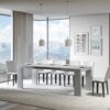 Tavolo allungabile 140/400x90 cm Roxell cemento - immagine 3