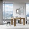 Tavolo allungabile 130/390x90 cm Roxell Premium quercia natura - immagine 2