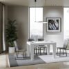 Tavolo allungabile 140/400x90 cm Spimbo Premium bianco frassino - immagine 2
