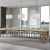 Tavolo allungabile 160/420x90 cm Spimbo quercia natura - immagine 4