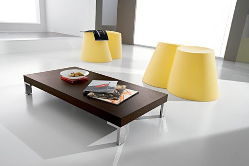 Anna - Tavolino moderno da salotto con gambe in metallo TA335