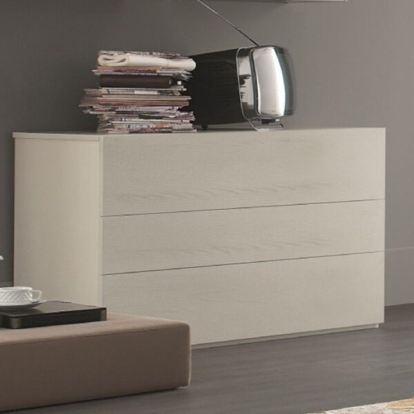 Way - Comò cassettone moderno 3 cassetti L 122 cm MARONESE ACF