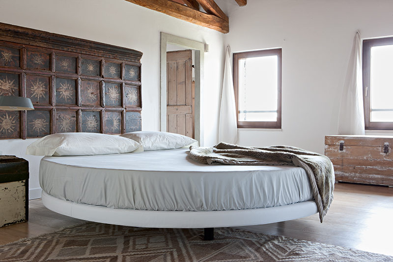 Ring Sommier - Letto rotondo senza testiera