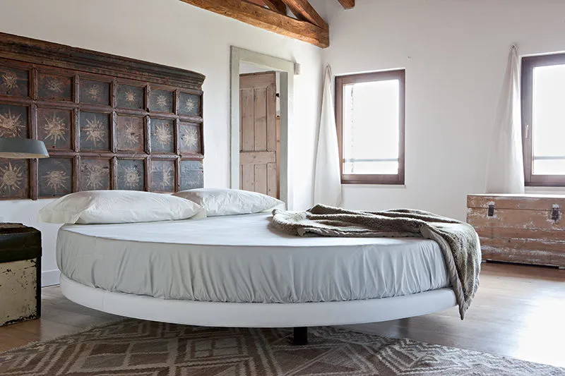 Ring Sommier - Letto rotondo senza testiera