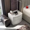 Gliss - Comodino moderno 2 cassetti L 50,4 cm MARONESE ACF