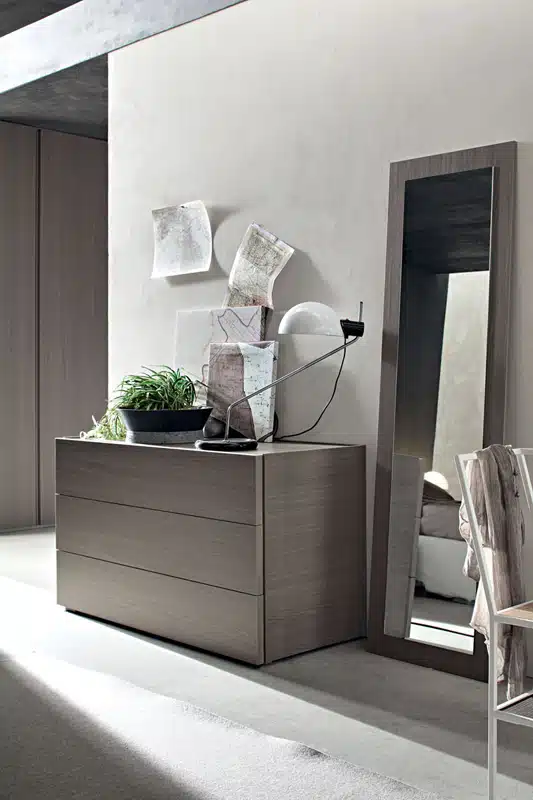 Eden - Comò cassettone moderno 3 cassetti L 122,5 cm MARONESE ACF