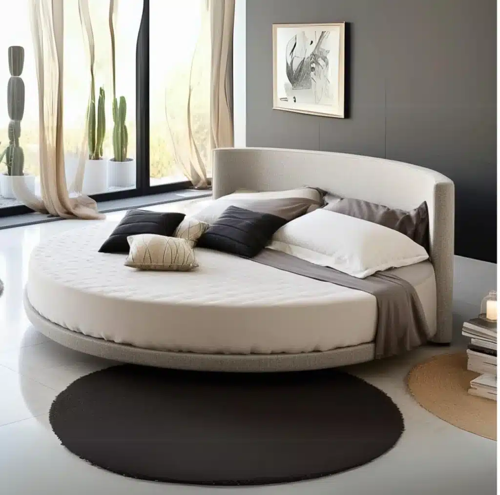 Scopri il letto rotondo Ring - Favoloso