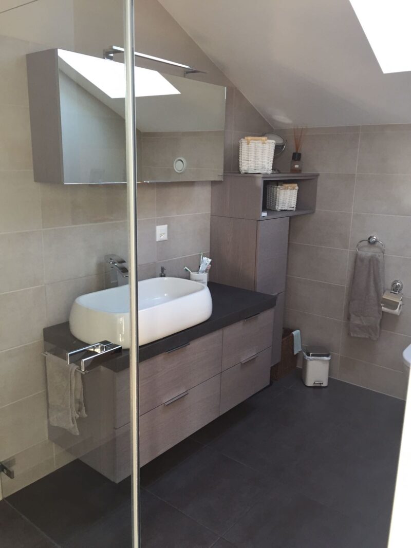 B201 Y12 – Mobile arredo bagno design L.141 cm personalizzabile COMPAB - immagine 9