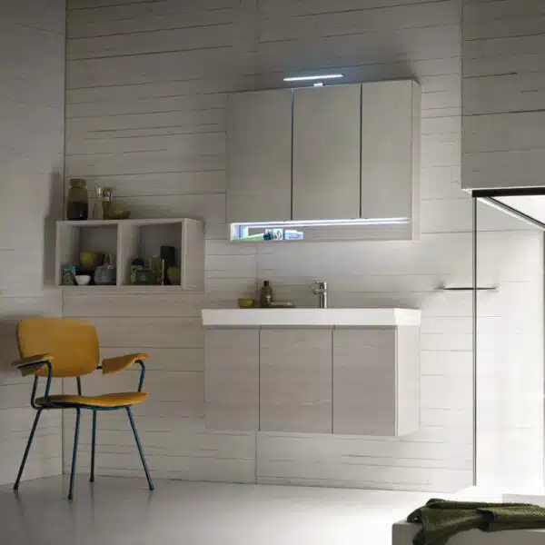 CL006 - Mobile arredo bagno design L.96 cm personalizzabile COMPAB