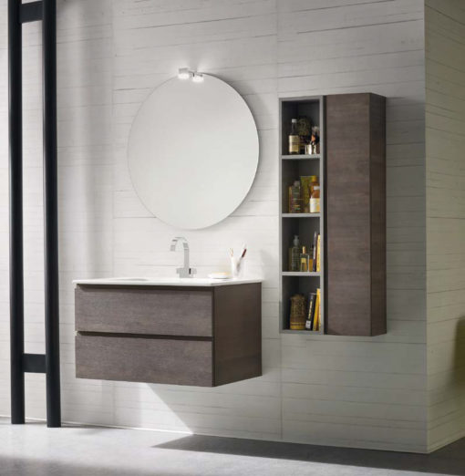 CL009 - Mobile arredo bagno design L.85,5 cm personalizzabile COMPAB