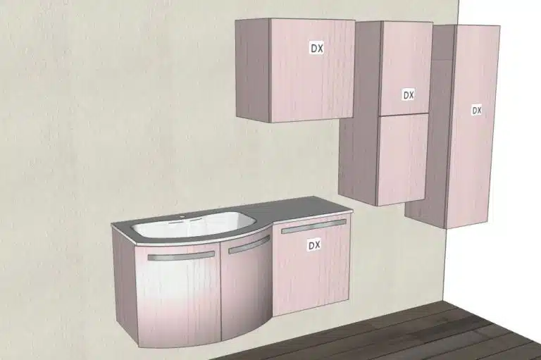 Progetto di arredobagno INTERNO77, rendering 5