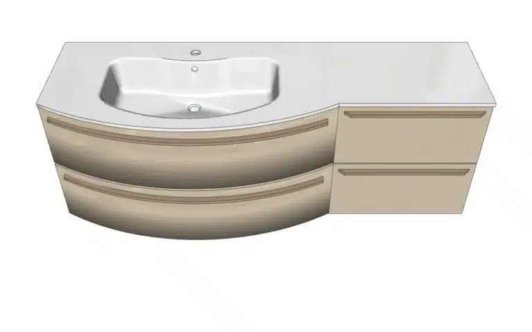Progetto di arredobagno INTERNO77, rendering 9