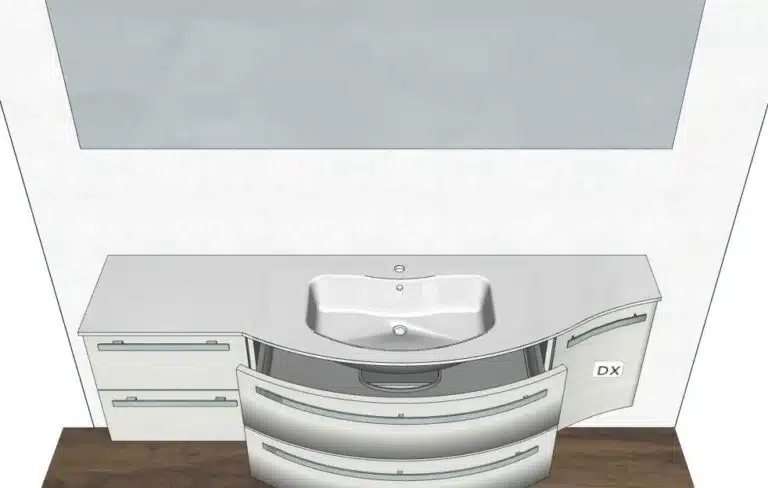 Progetto di arredobagno INTERNO77, rendering 13