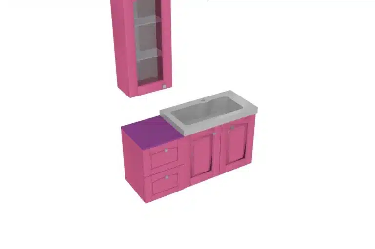 Progetto di arredobagno INTERNO77, rendering 15