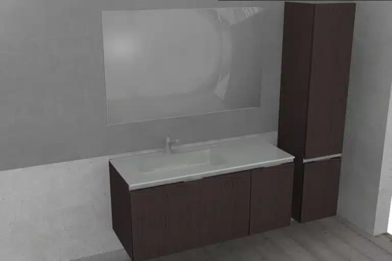 Progetto di arredobagno INTERNO77, rendering 31