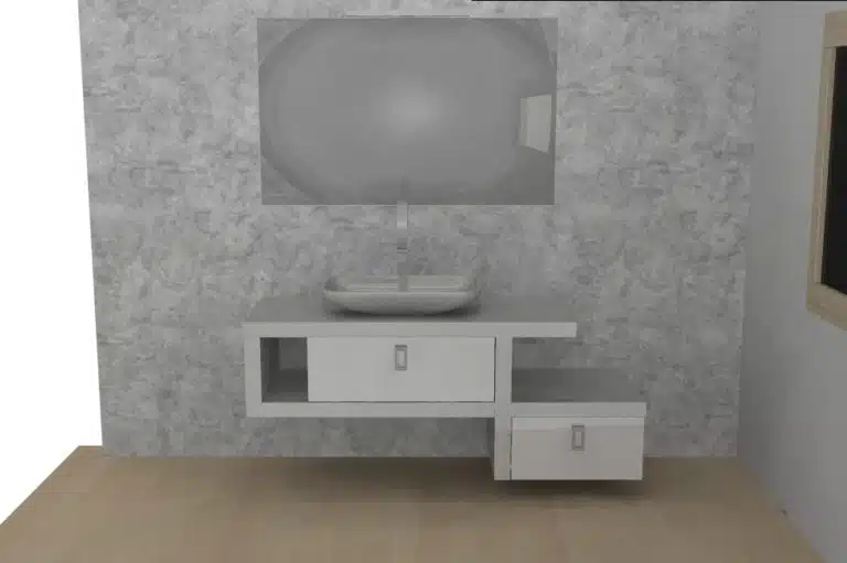 Progetto di arredobagno INTERNO77, rendering 33