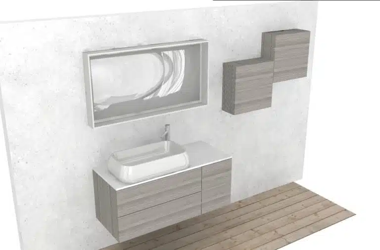 Progetto di arredobagno INTERNO77, rendering 35
