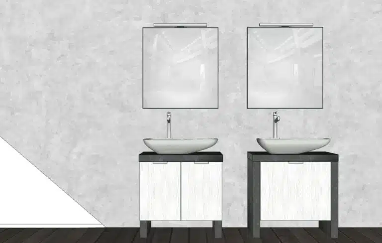 Progetto di arredobagno INTERNO77, rendering 43