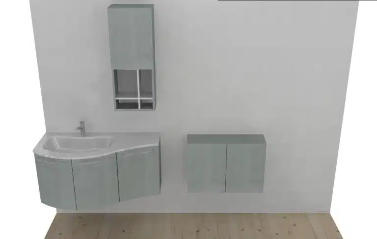 Progetto di arredobagno INTERNO77, rendering 44